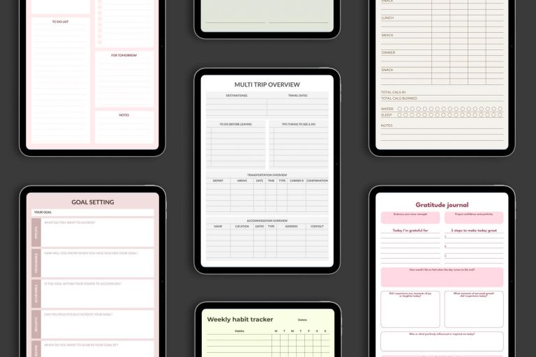 2025 Planners for Goodnotes and Notability - Free Digital Planners