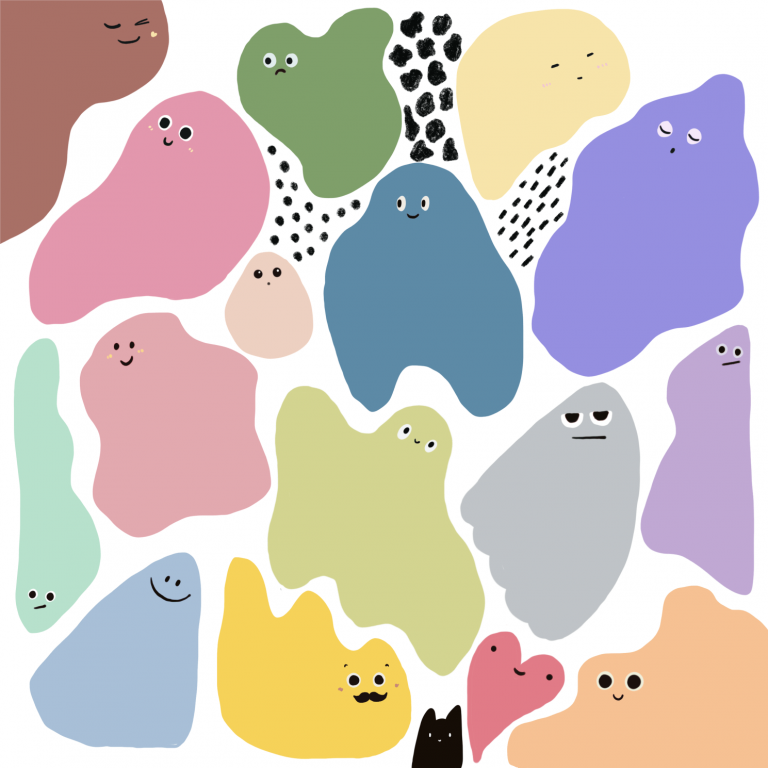 digital stickers Abstract free download - Free Digital Planners