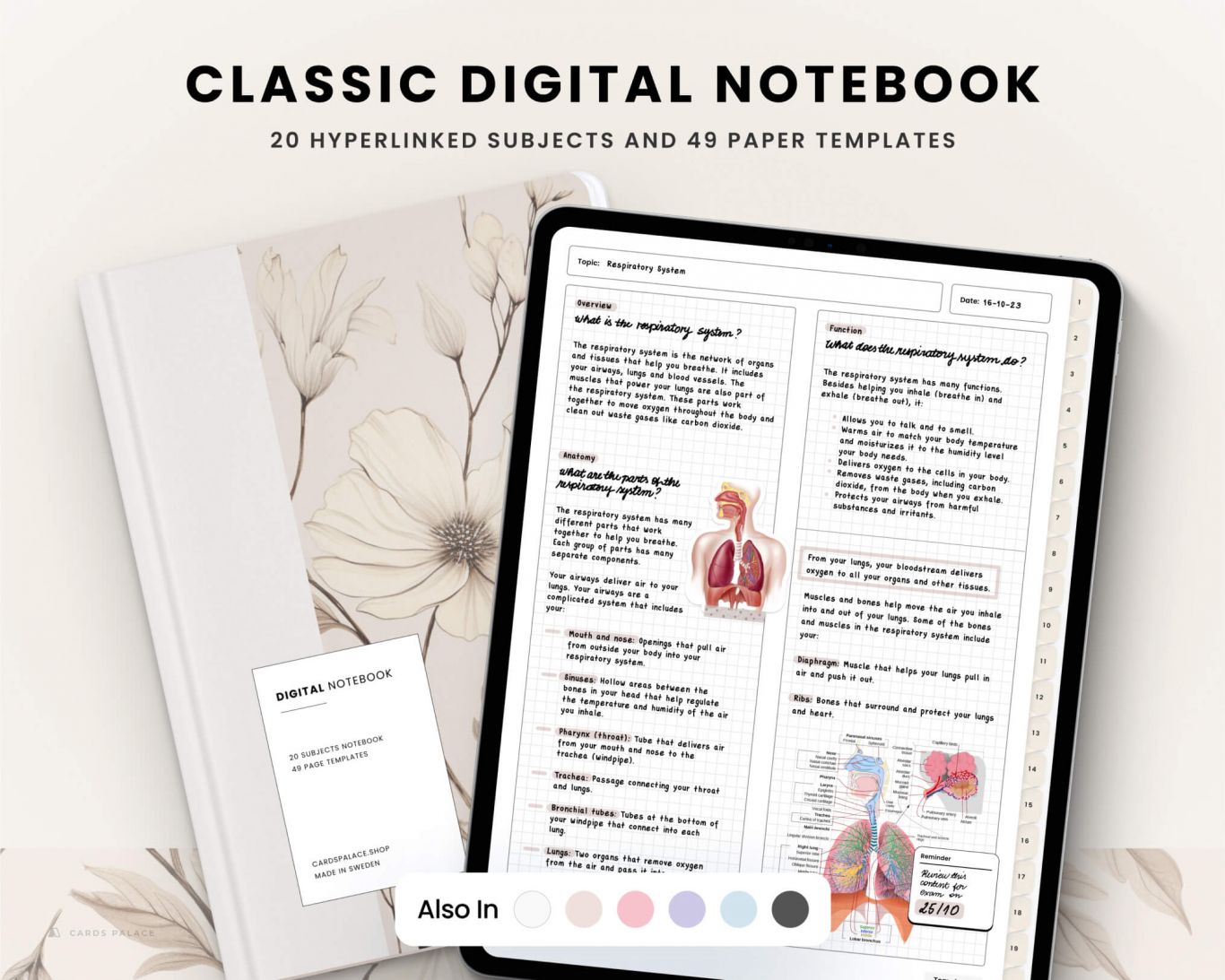 Digital Notebook For Notability Goodnotes Minimalist Style Free