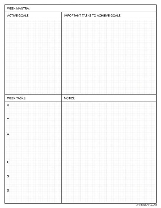 Weekly Planner - Free Digital Planners