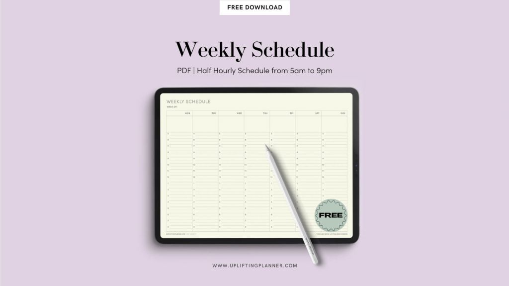 free-weekly-schedule-template-free-digital-planners