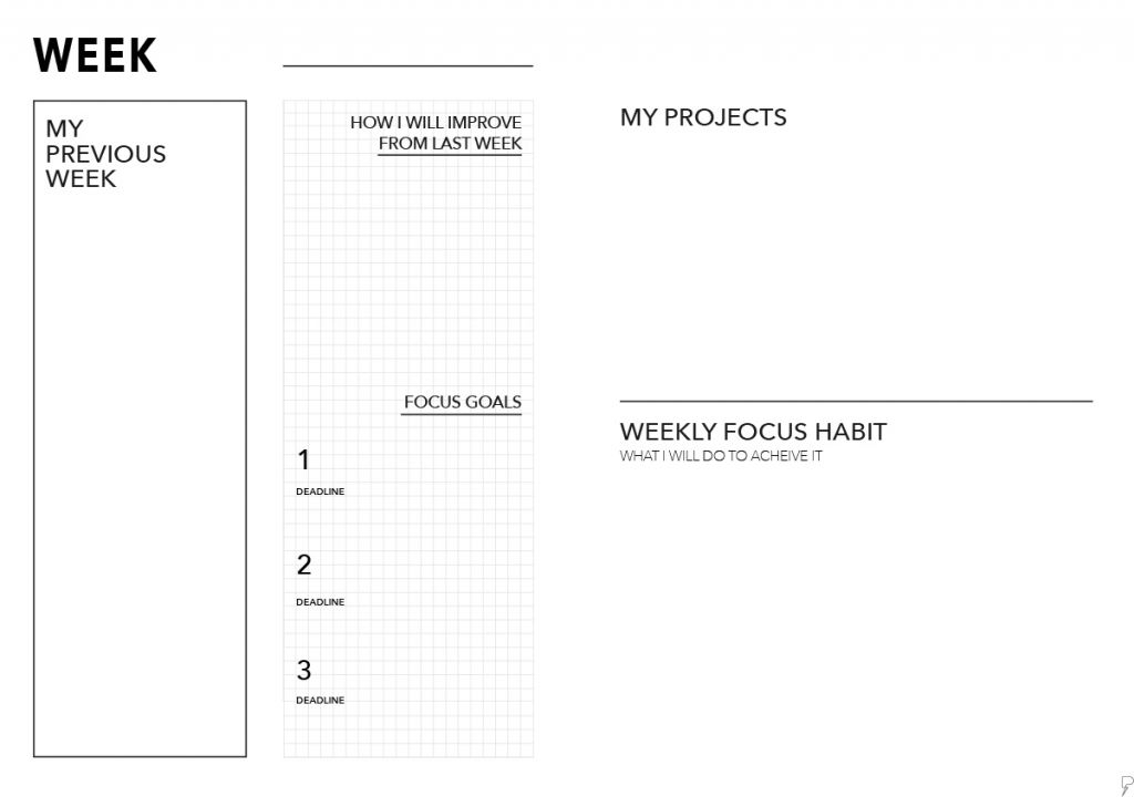 Weekly Overview - Free Digital Planners