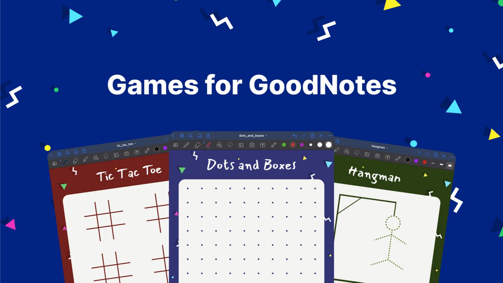 GoodNotes | Pencil & Paper Games [FREE] - Free Digital Planners